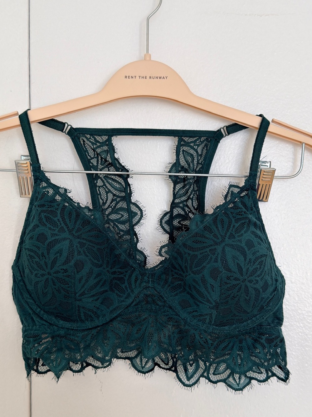 PINK Victoria's Secret Date Lightly Lined Underwire Lace Bralette M